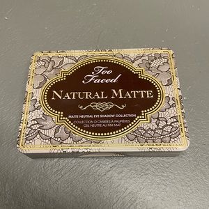 too faced natural matte eye shallow pallet!